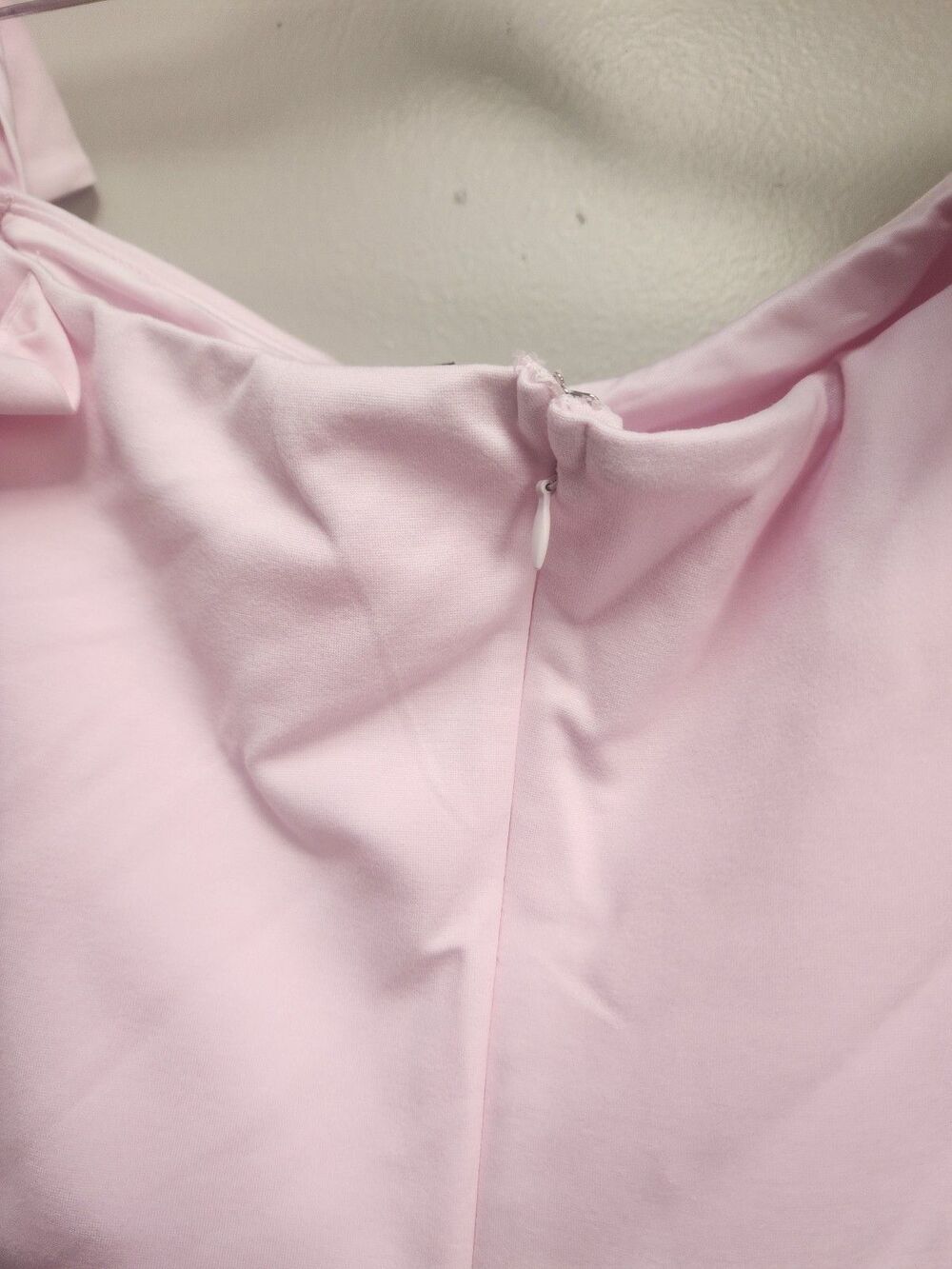 Women’s Wild Fable Off The Shoulder Bows Pink Mini Dress XL Retail $35 - Picture 6 of 6